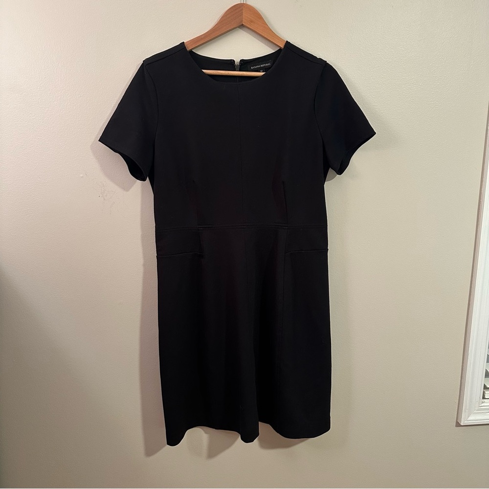 Banana Republic Classic Black Midi Dress